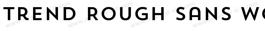 Trend Rough Sans W05 Five字体转换